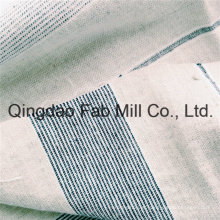 Linho tingido fio / tecido de algodão para Hometextile (QF16-2498)